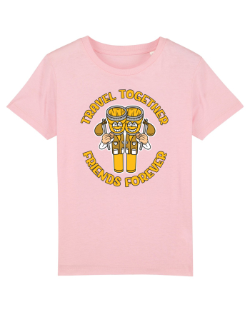 pentru camping - Travel together friends forever Cotton Pink