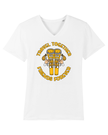 pentru camping - Travel together friends forever White