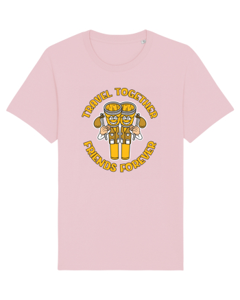 pentru camping - Travel together friends forever Cotton Pink