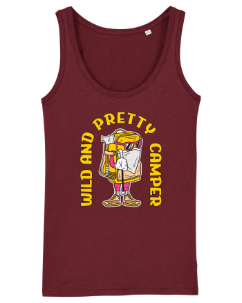 pentru camping - Wild and pretty camper Burgundy