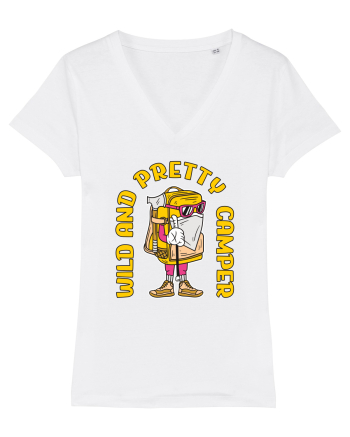 pentru camping - Wild and pretty camper White