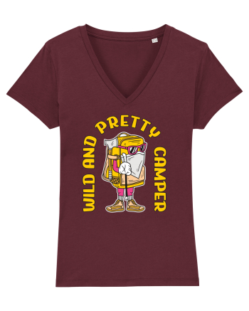 pentru camping - Wild and pretty camper Burgundy