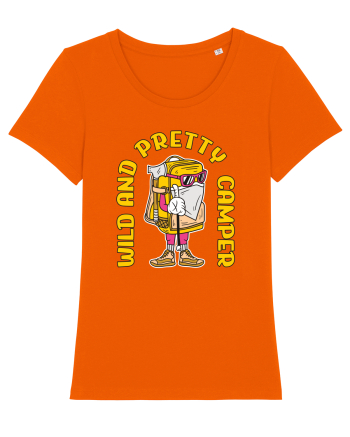 pentru camping - Wild and pretty camper Bright Orange