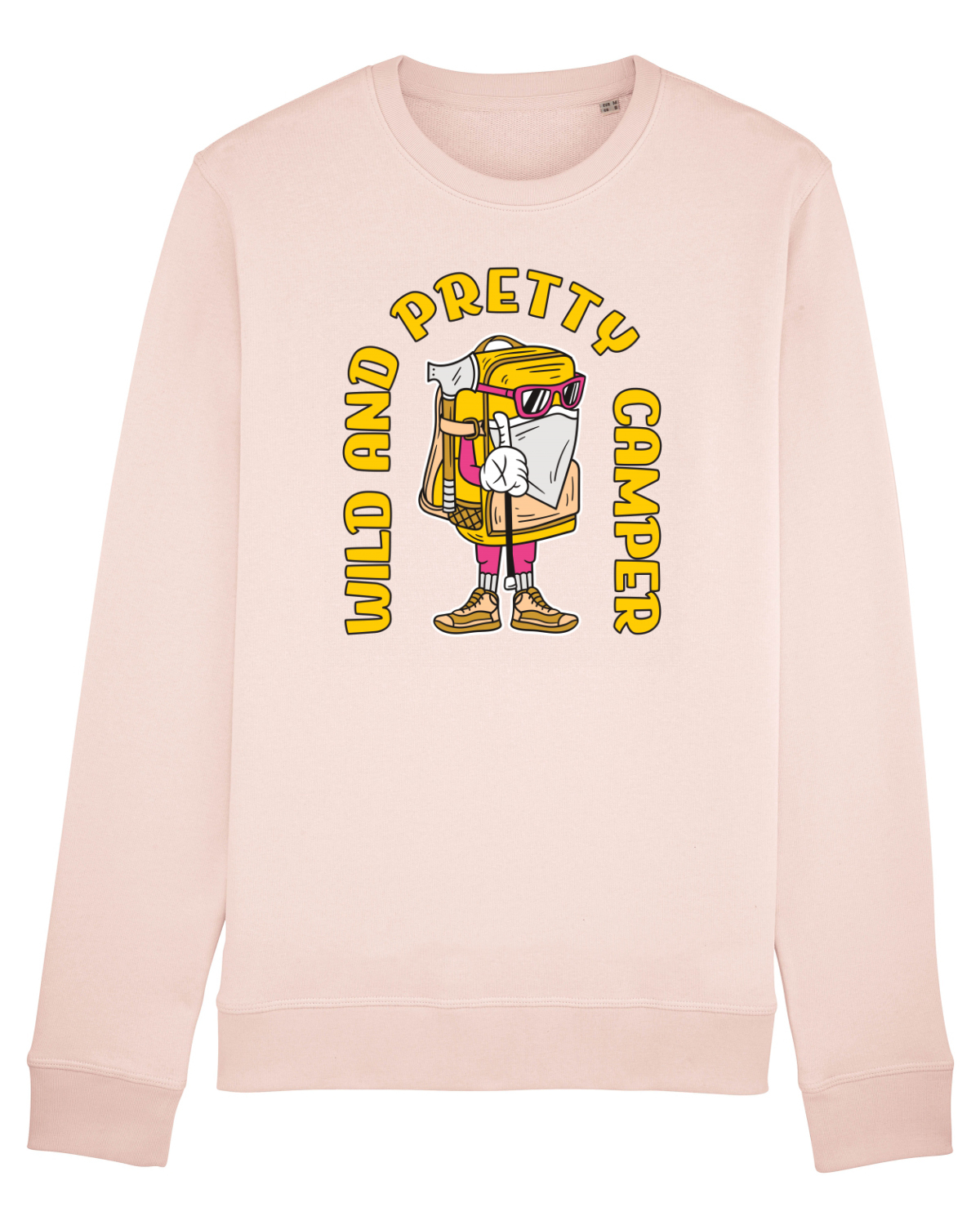 Bluză mânecă lungă Unisex Rise Candy Pink