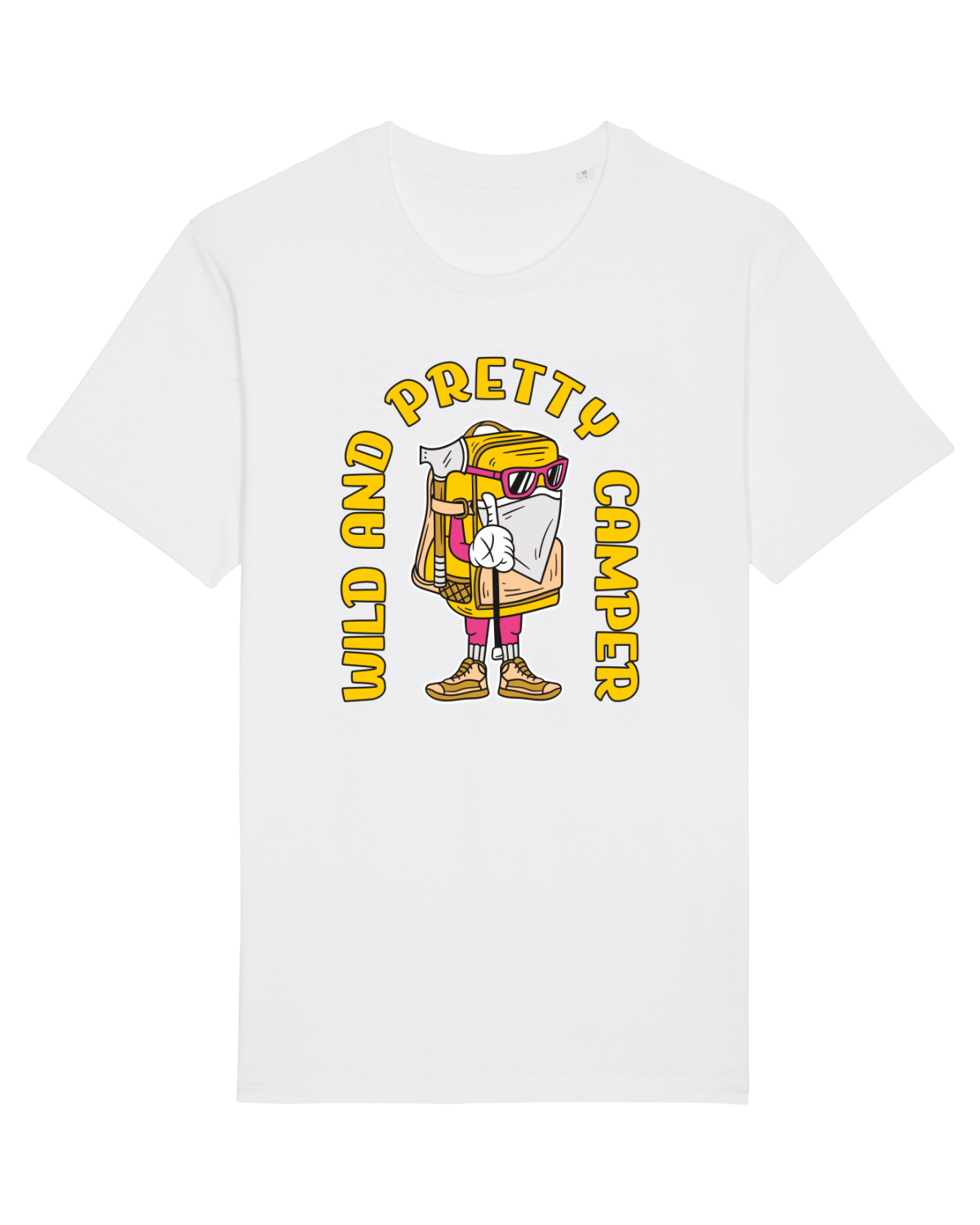 Tricou mânecă scurtă Unisex Rocker White
