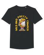 pentru camping - Wild and pretty camper Tricou mânecă scurtă guler larg Bărbat Skater