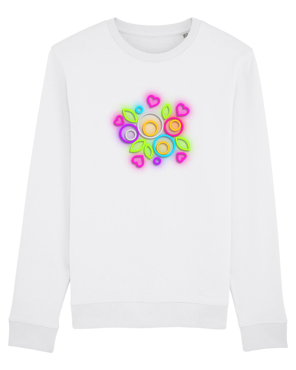 Bluză mânecă lungă Unisex Rise White