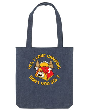 pentru camping - Yes I love camping Midnight Blue