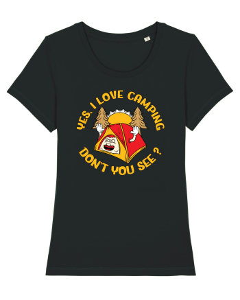 pentru camping - Yes I love camping Black