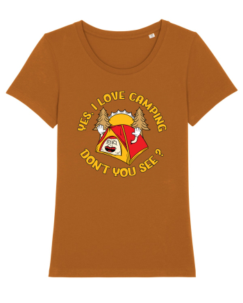 pentru camping - Yes I love camping Roasted Orange