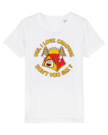 pentru camping - Yes I love camping White