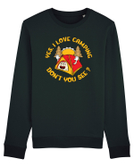 pentru camping - Yes I love camping Bluză mânecă lungă Unisex Rise