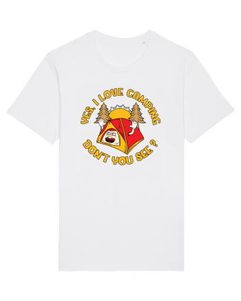 pentru camping - Yes I love camping White