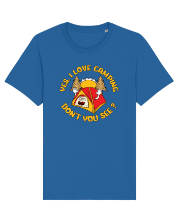 pentru camping - Yes I love camping Royal Blue