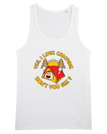 pentru camping - Yes I love camping White