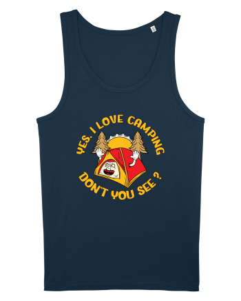 pentru camping - Yes I love camping Navy
