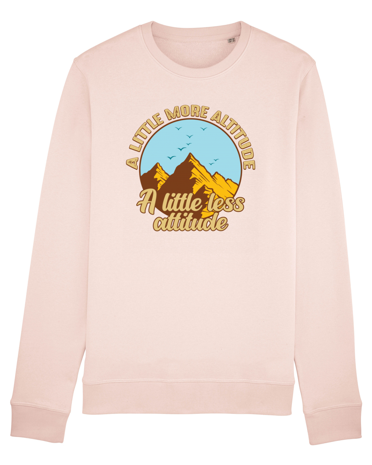 Bluză mânecă lungă Unisex Rise Candy Pink