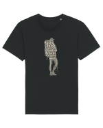 pentru montaniarzi - Backpack Hiker Shape Tricou mânecă scurtă Unisex Rocker