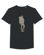 pentru montaniarzi - Backpack Hiker Shape Tricou mânecă scurtă guler larg Bărbat Skater
