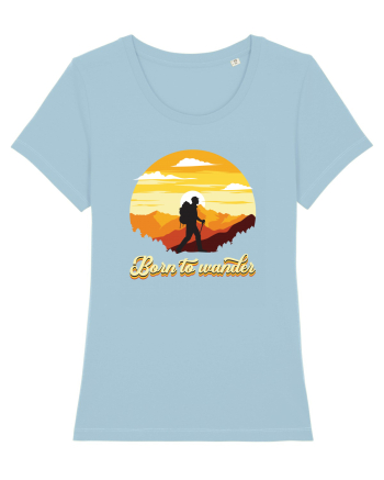 pentru montaniarzi - Born to wander Sky Blue