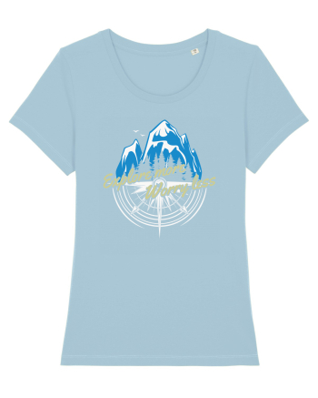 pentru montaniarzi - Explore more worry less Sky Blue