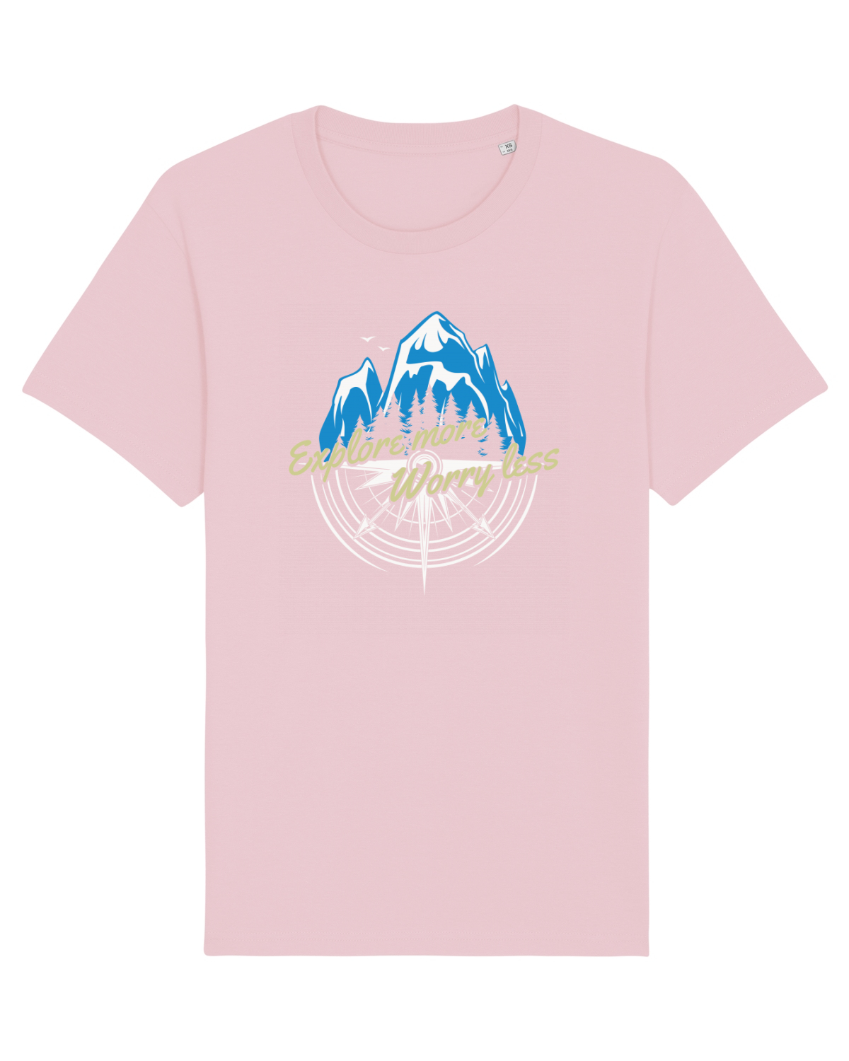 Tricou mânecă scurtă Unisex Rocker Cotton Pink