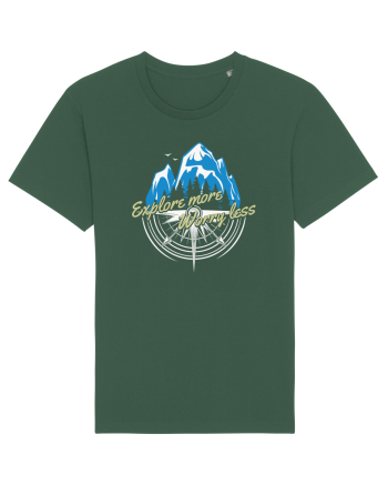 pentru montaniarzi - Explore more worry less Bottle Green