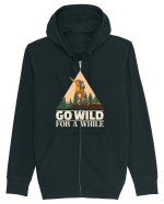 pentru montaniarzi - Go wild for a while Hanorac cu fermoar Unisex Connector