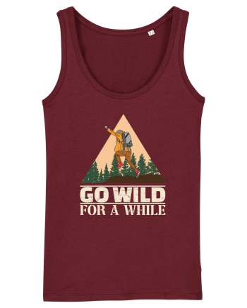 pentru montaniarzi - Go wild for a while Burgundy