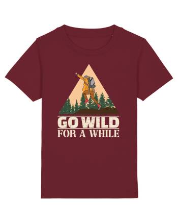 pentru montaniarzi - Go wild for a while Burgundy