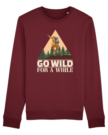 pentru montaniarzi - Go wild for a while Burgundy