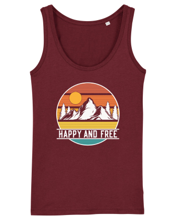 pentru montaniarzi - Happy and free Burgundy