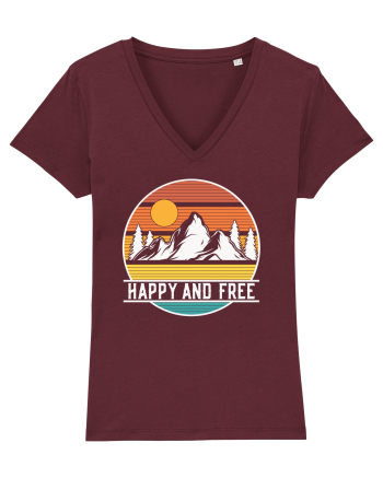 pentru montaniarzi - Happy and free Burgundy