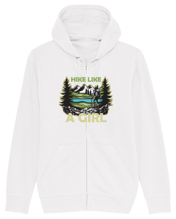 pentru montaniarde - Hike like a girl White