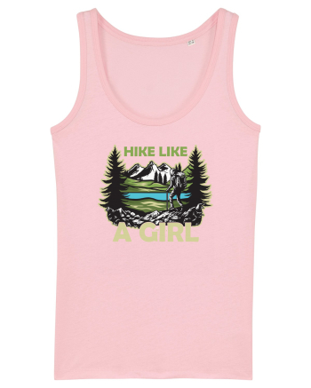 pentru montaniarde - Hike like a girl Cotton Pink