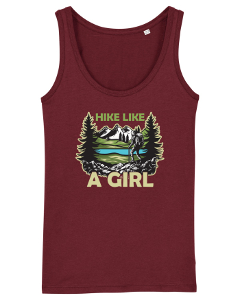 pentru montaniarde - Hike like a girl Burgundy