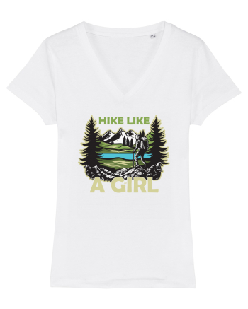 pentru montaniarde - Hike like a girl White