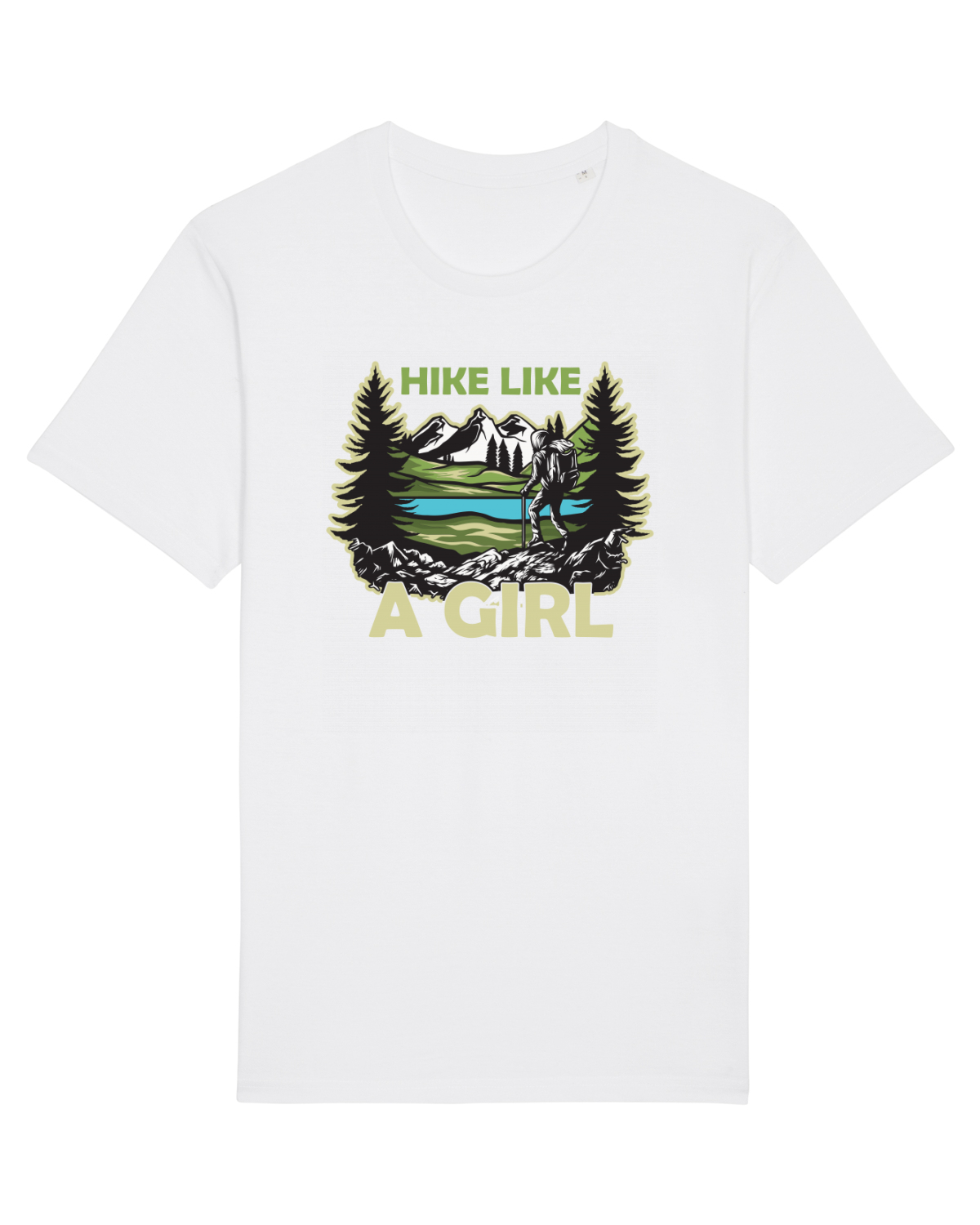 Tricou mânecă scurtă Unisex Rocker White