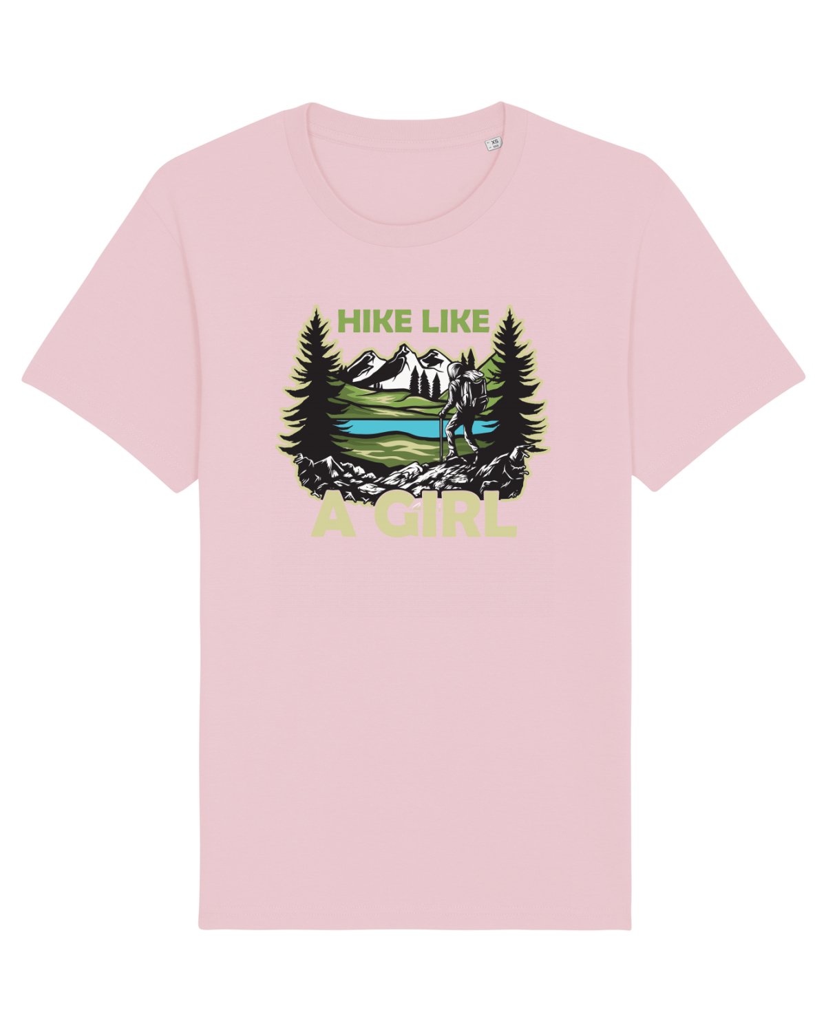Tricou mânecă scurtă Unisex Rocker Cotton Pink