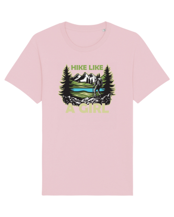 pentru montaniarde - Hike like a girl Cotton Pink