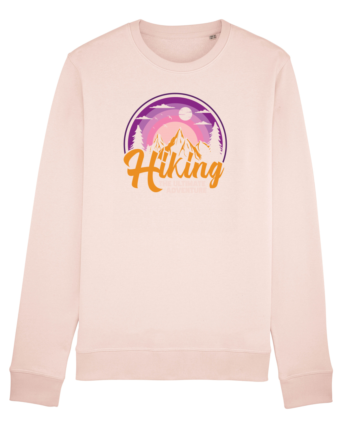Bluză mânecă lungă Unisex Rise Candy Pink