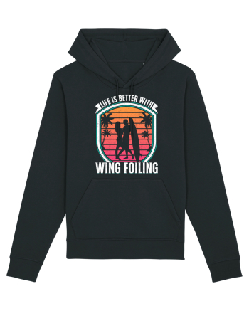 Life is better with wing foiling Black
