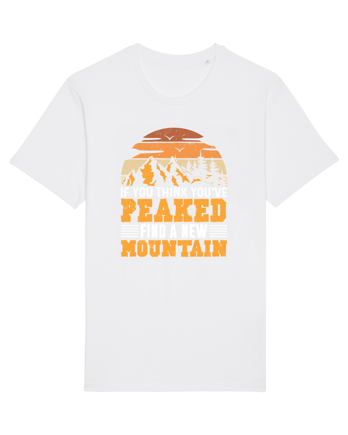 Tricou mânecă scurtă Unisex Rocker White