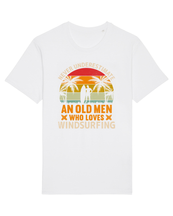Never Underestimate an OLD MAN Who Loves Windsurfing White