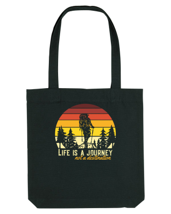 pentru montaniarzi - Life is a journey not a destination Black