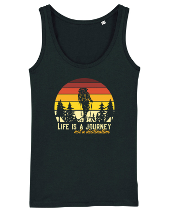 pentru montaniarzi - Life is a journey not a destination Black