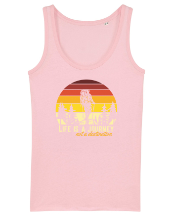 pentru montaniarzi - Life is a journey not a destination Cotton Pink