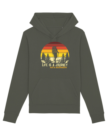 pentru montaniarzi - Life is a journey not a destination Khaki