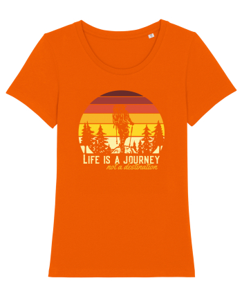 pentru montaniarzi - Life is a journey not a destination Bright Orange