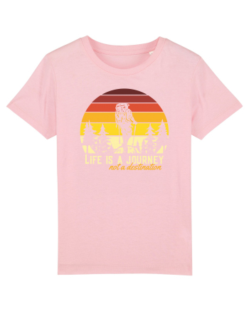 pentru montaniarzi - Life is a journey not a destination Cotton Pink